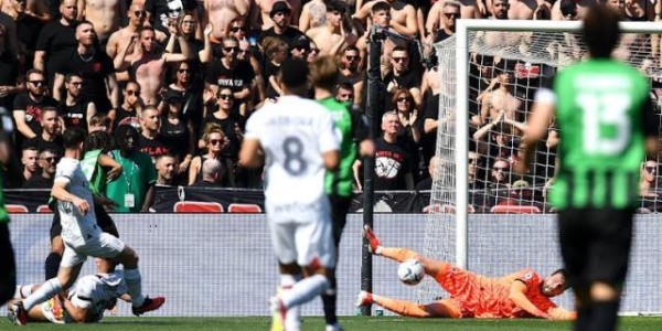 【意甲】洛里安双响，奥卡福扳平，萨索洛3-3AC米兰