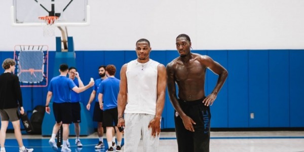 威少重返母校UCLA参与训练 亲自指导年轻球员保持竞技状态